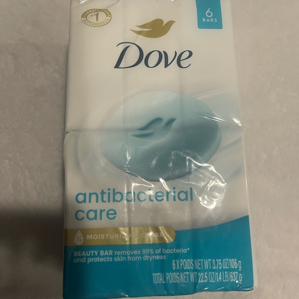 Dove 6 Antibacterial Care Beauty Bars
